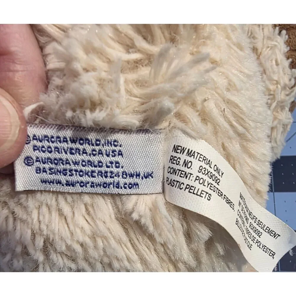 Aurora World Cream Teddy Bear Plush 12